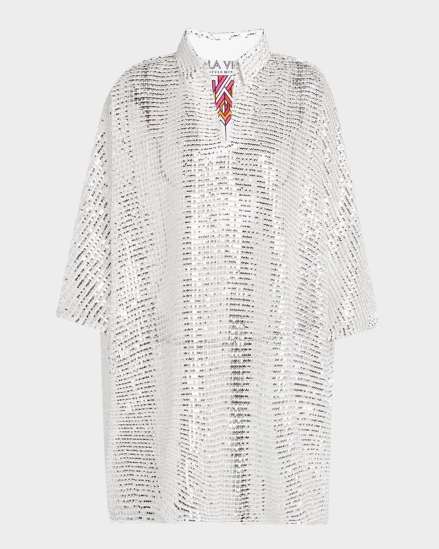 Sequin Net Everyday Mini Dress